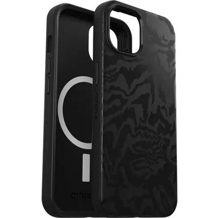 OtterBox Symmetry+ MagSafe Apple iPhone 14 / iPhone 13 Case Rebel (Black)