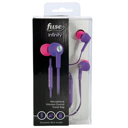 Fuse Infinity In Ear Headphone Purple