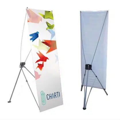 Charti X Banner Stand 610 x 1500mm
