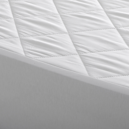 Natural Home Tencel Quilted Mattress Protector White Super King Bed