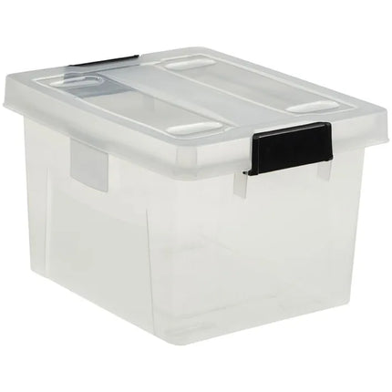 Ezy Storage 30L File Box Clear