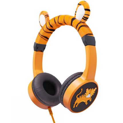 Charlie the Tiger Furry Kids Wired Headphones