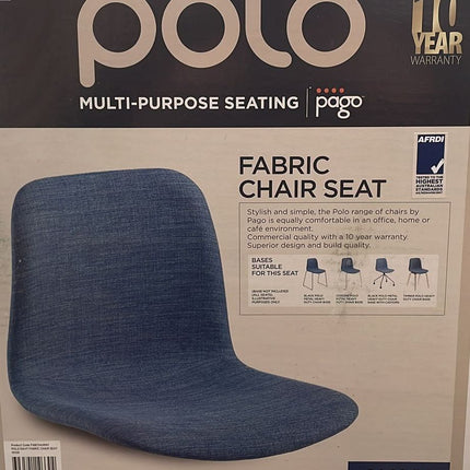 Polo Fabric Chair Seat - Navy
