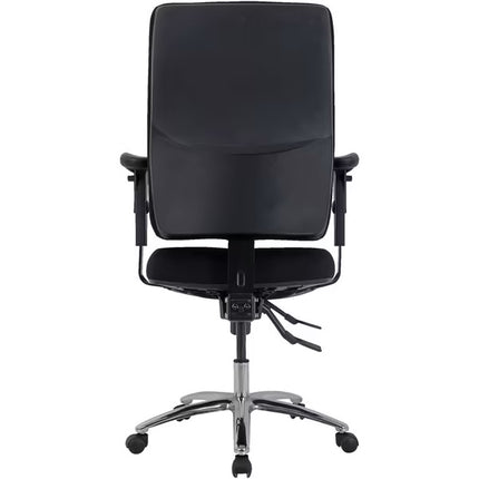 Professional Ergonomic Extra-Heavy-Duty Fabric Chair Black