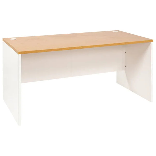 Otto Arundale Side Shelf Desk 1200mm Black/Oak